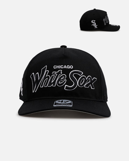 47 Brand Chicago White Sox 'Black Dome Script' 47 Hitch Snapback Black