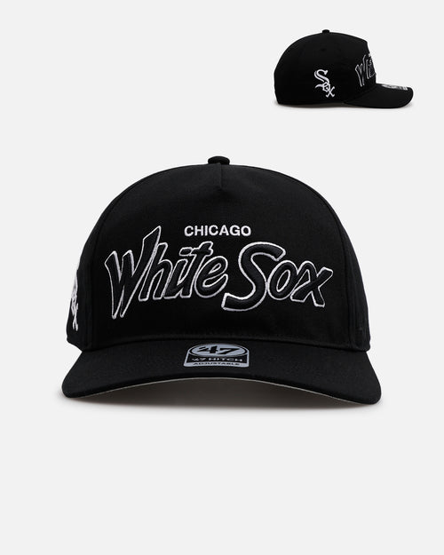 47 Brand Chicago White Sox 'Black Dome Script' 47 Hitch Snapback Black