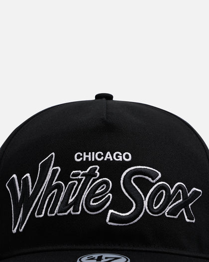 47 Brand Chicago White Sox 'Black Dome Script' 47 Hitch Snapback Black