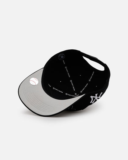 47 Brand New York Yankees 'Black Dome Script' 47 Hitch Snapback Black