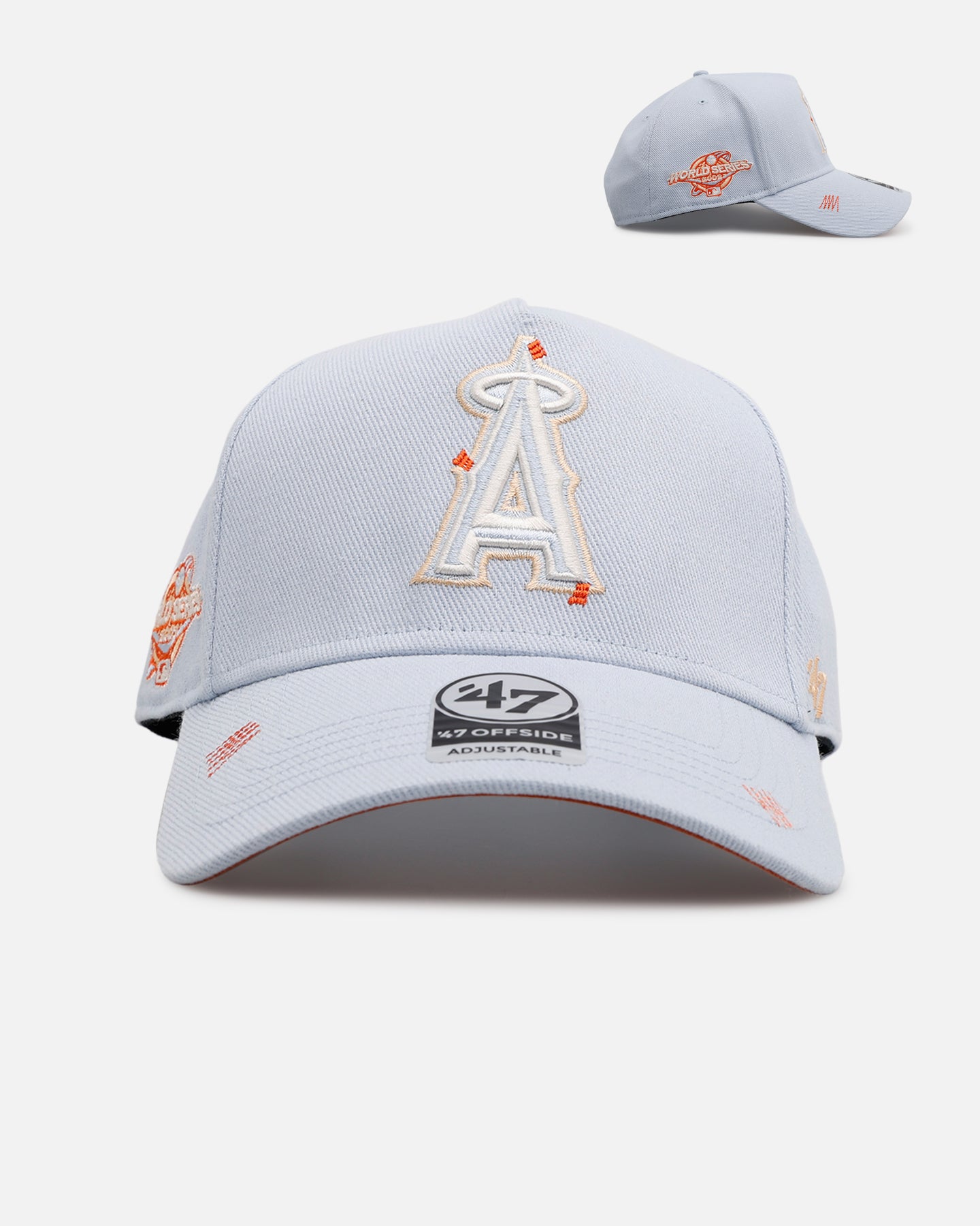 47 Brand Los Angeles Angels 'Overstitch' 47 Offside Snapback Light
