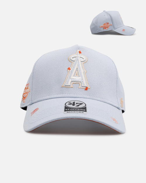 47 Brand Los Angeles Angels 'Overstitch' 47 Offside Snapback Light Blue