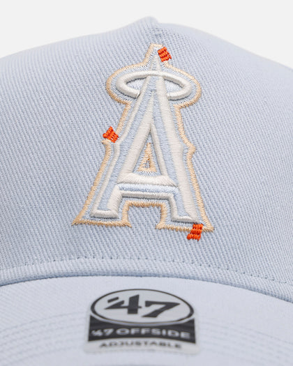 47 Brand Los Angeles Angels 'Overstitch' 47 Offside Snapback Light Blue