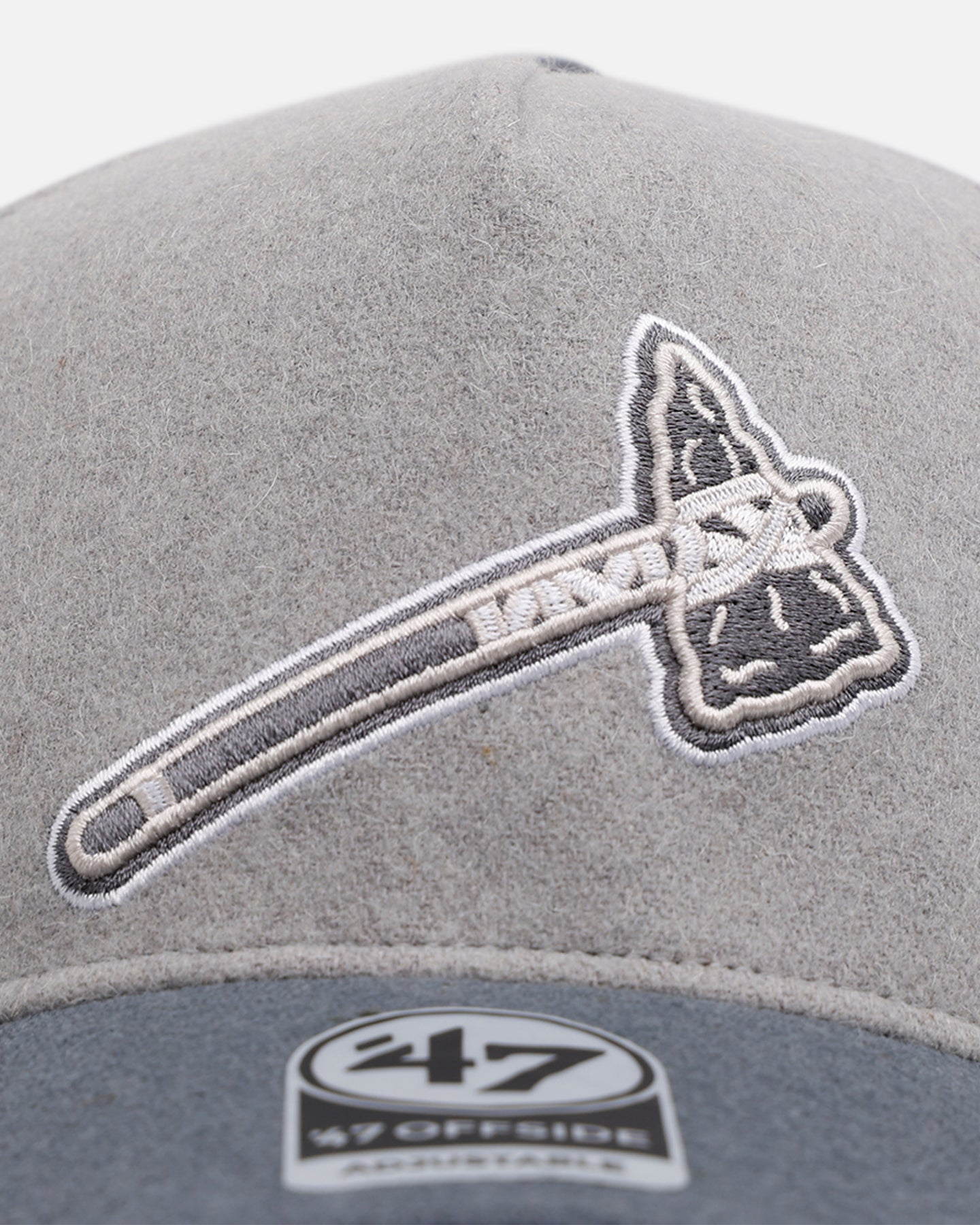 47 Brand Atlanta Braves 'Shades Of Gray' 47 Offside Snapback