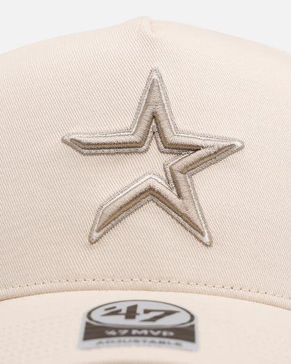 47 Brand Houston Astros 'Caramel Swirl' MVP Snapback Natural/Khaki