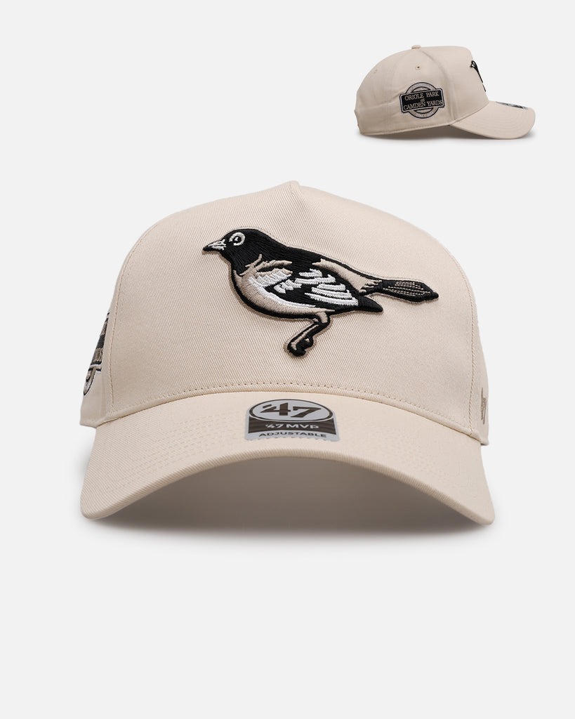 タイトリスト×メジャーリーグコラボ 47 Brand Baltimore Orioles 'Caramel Swirl' MVP Snapback Natural