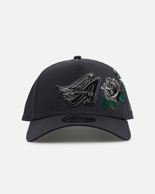 New Era Los Angeles Angels 'Gray Tonal Rose Embroidery' 9FORTY A-Frame Snapback Gray