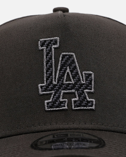 New Era Los Angeles Dodgers 'Carbon Weave' 9FORTY A-Frame Snapback Black