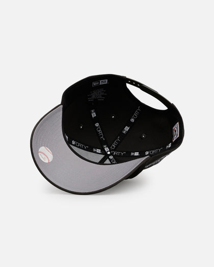 New Era Los Angeles Dodgers 'Carbon Weave' 9FORTY A-Frame Snapback Black