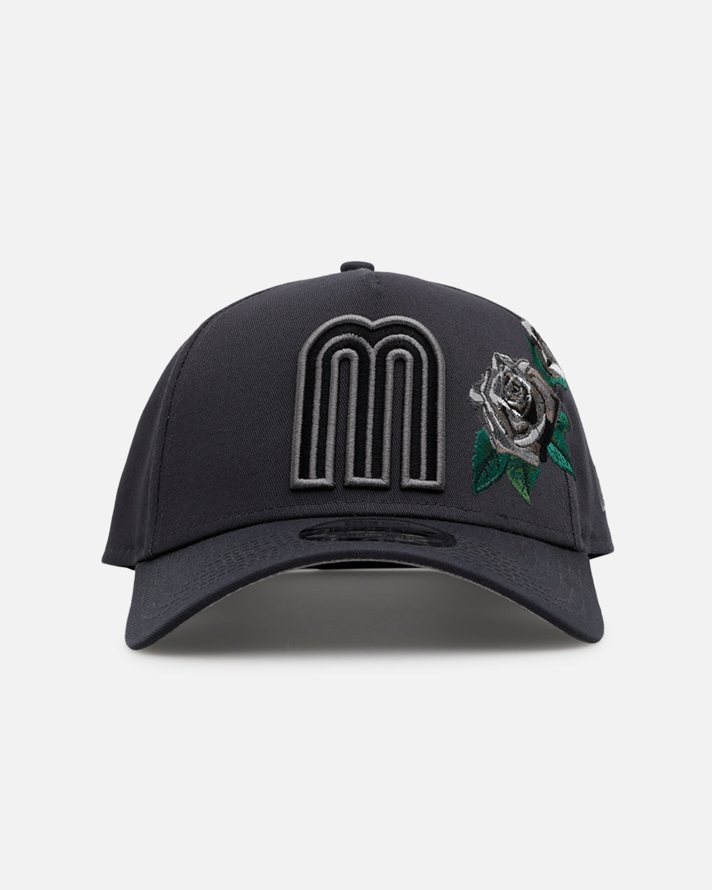 New Era Mexico National Baseball Team 'Gray Tonal Rose Embroidery