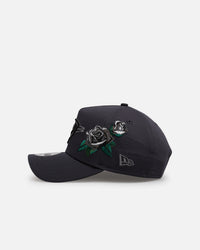 New Era Oklahoma City Thunder 'Gray Tonal Rose Embroidery' 9FORTY A-Frame Snapback Gray