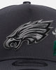 New Era Philadelphia Eagles 'Gray Tonal Roses' 9FORTY A-Frame Snapback Gray