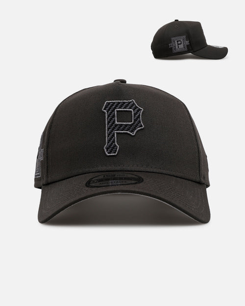 New Era Pittsburgh Pirates 'Carbon Weave' 9FORTY A-Frame Snapback Black