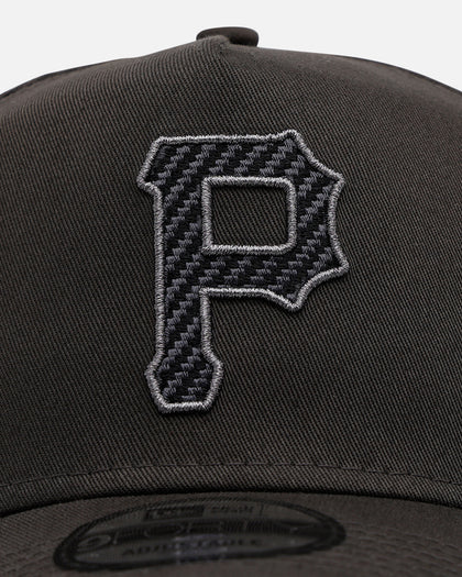 New Era Pittsburgh Pirates 'Carbon Weave' 9FORTY A-Frame Snapback Black