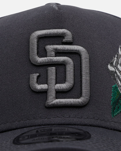 New Era San Diego Padres 'Gray Tonal Roses' 9FORTY A-Frame Snapback Gray