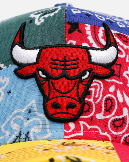 New Era Chicago Bulls 'Paisley Patchwork' 9FORTY A-Frame Snapback Multi