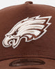 New Era Philadelphia Eagles 'Cozy 2.0' 9FORTY A-Frame Strapback Brown