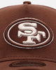 New Era San Francisco 49ers 'Cozy 2.0' 9FORTY A-Frame Strapback Brown