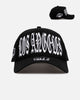 New Era Los Angeles Lakers 'Oversized Gothic Script Crown' 9FORTY A-Frame Snapback Black/White