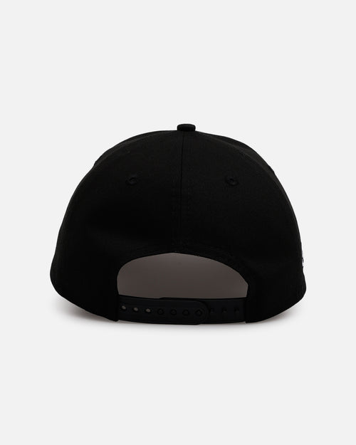 New Era Los Angeles Lakers 'Oversized Gothic Script Crown' 9FORTY A-Frame Snapback Black/White