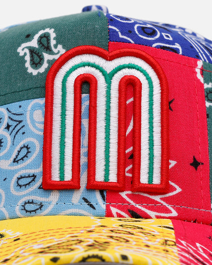 New Era Mexico National Baseball Team 'Paisley Patchwork' 9FORTY A-Frame Snapback Multi
