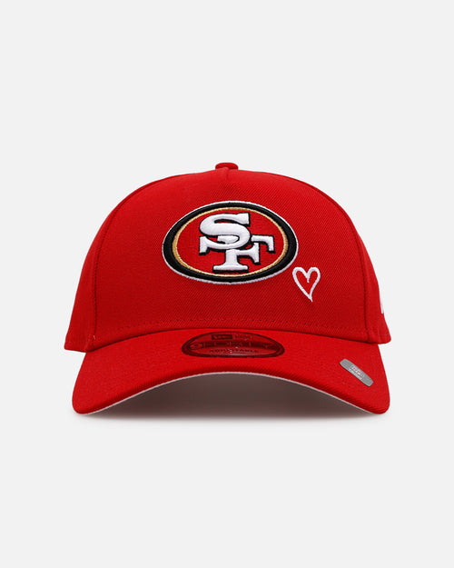 New Era San Francisco 49ers 'Team Color Hearts' 9FORTY A-Frame Snapback Official Team Color