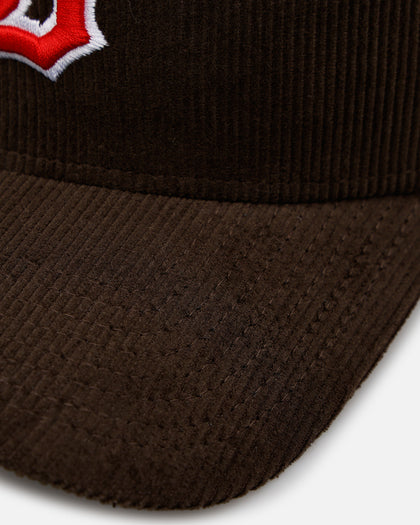 New Era Detroit Tigers 'Walnut Cord' 9FORTY A-Frame Corduroy Snapback Walnut