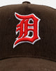 New Era Detroit Tigers 'Walnut Cord' 9FORTY A-Frame Corduroy Snapback Walnut