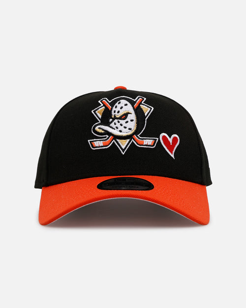 New Era Anaheim Ducks 'Team Color Hearts' 9FORTY A-Frame Snapback Official Team Color
