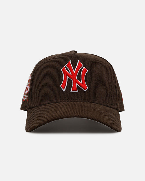 New Era New York Yankees 'Walnut Cord' 9FORTY A-Frame Corduroy Snapback Walnut
