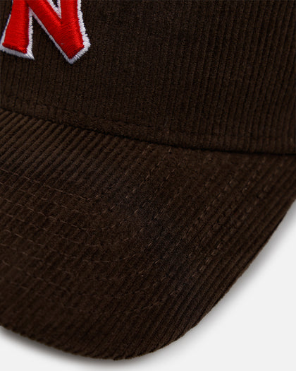 New Era New York Yankees 'Walnut Cord' 9FORTY A-Frame Corduroy Snapback Walnut