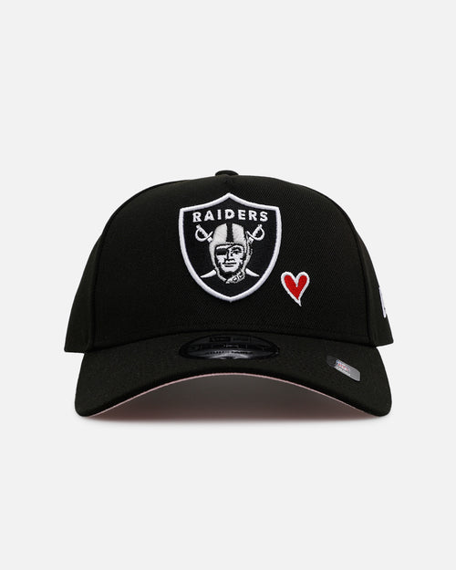New Era Las Vegas Raiders 'Team Color Hearts' 9FORTY A-Frame Snapback Official Team Color