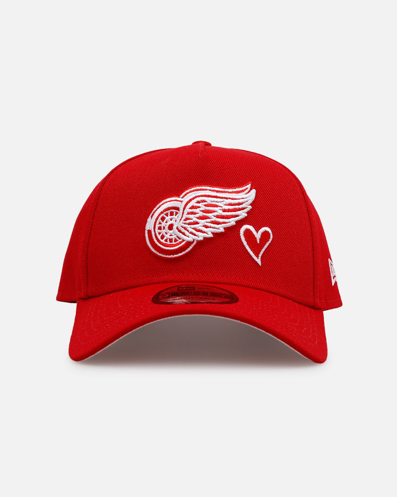 detroit red wings motorcycle helmet New Era Detroit Red Wings 'Team Color Hearts' 9FORTY A-Frame Snapback