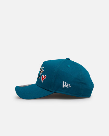 New Era San Jose Sharks 'Team Color Hearts' 9FORTY A-Frame Snapback Official Team Color