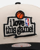 Mitchell & Ness Los Angeles Lakers 'I Love This Game' Pro Pinch Snapback Natural/Black