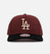 Mitchell & Ness Los Angeles Dodgers 'Vintage Burgundy' Pro Pinch Snapback Burgundy