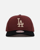 Mitchell & Ness Los Angeles Dodgers 'Vintage Burgundy' Pro Pinch Snapback Burgundy