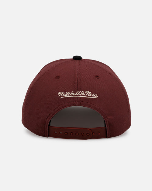 Mitchell & Ness Los Angeles Dodgers 'Vintage Burgundy' Pro Pinch Snapback Burgundy