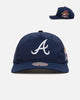 Mitchell & Ness Atlanta Braves 'Matte Nylon 2.0' Caddy Fit Snapback Navy