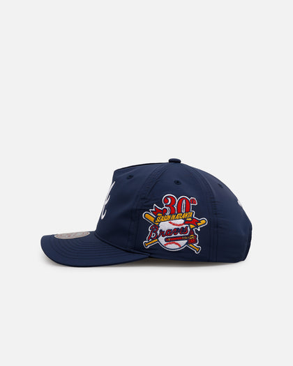 Mitchell & Ness Atlanta Braves 'Matte Nylon 2.0' Caddy Fit Snapback Navy