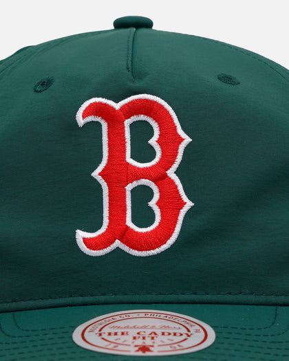 Mitchell & Ness Boston Red Sox 'Matte Nylon 2.0' Caddy Fit Snapback Green