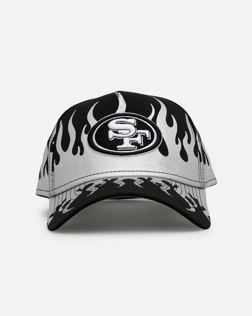 New Era San Francisco 49ers 'Metallic Flames' 9FORTY A-Frame Snapback Black/Silver