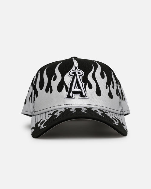 New Era Los Angeles Angels 'Metallic Flames' 9FORTY A-Frame Snapback Black/Silver