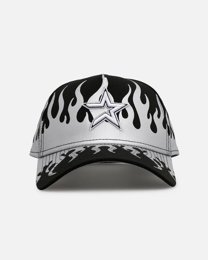 New Era Houston Astros 'Metallic Flames' 9FORTY A-Frame Snapback Black/Silver