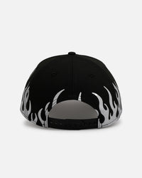 New Era Atlanta Braves 'Metallic Flames' 9FORTY A-Frame Snapback Black/Silver