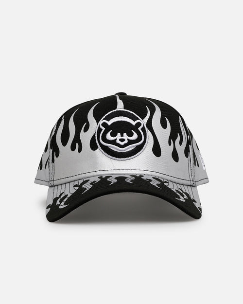 New Era Chicago Cubs 'Metallic Flames' 9FORTY A-Frame Snapback Black/Silver