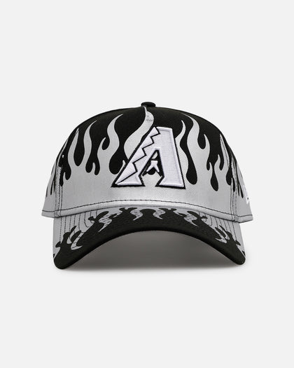 New Era Arizona Diamondbacks 'Metallic Flames' 9FORTY A-Frame Snapback Black/Silver