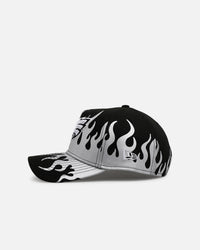 New Era Philadelphia Eagles 'Metallic Flames' 9FORTY A-Frame Snapback Black/Silver