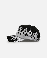 New Era San Francisco Giants 'Metallic Flames' 9FORTY A-Frame Snapback Black/Silver