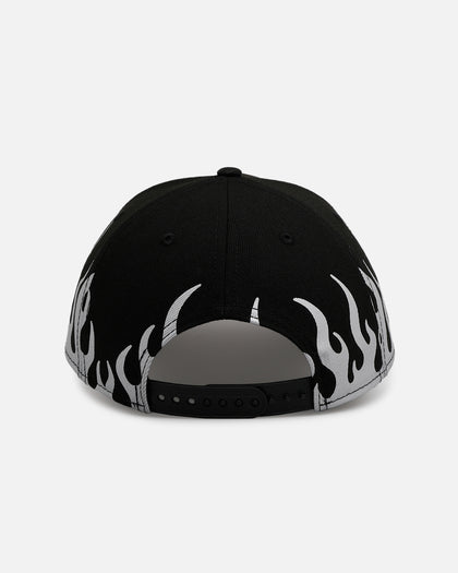 New Era Mexico National Baseball Team 'Metallic Flames' 9FORTY A-Frame Snapback Black/Silver